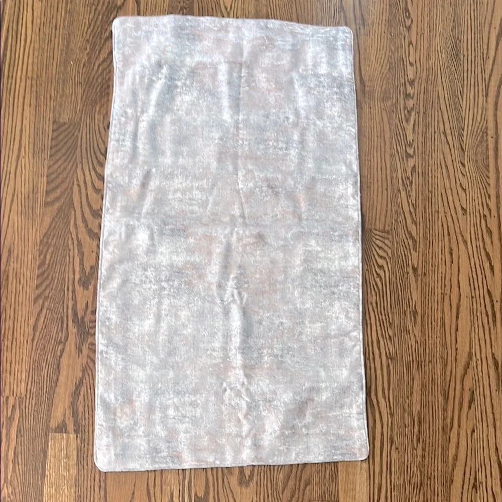 Hudson Gray Velvet King Pillow Sham NEW
